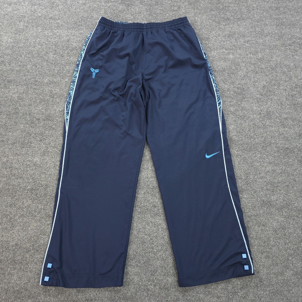 Vintage Nike Pants Mens L Blue Kobe Bryant Mamba Basketball Warmup Logo‎ RARE